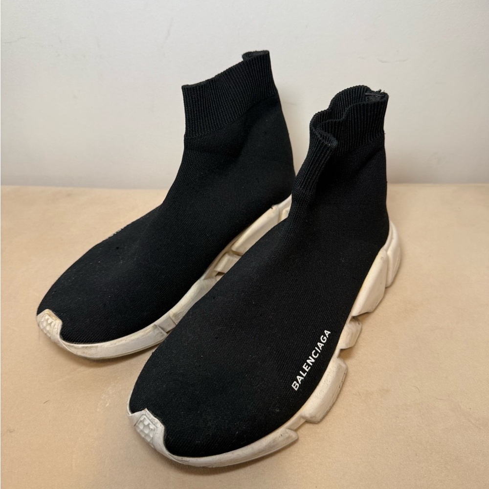 Balenciaga Black Knit sock Sneakers
